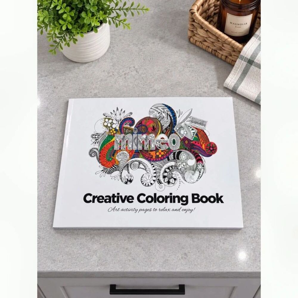Creative Coloring Book Art Set Markers + Colored Pencils
